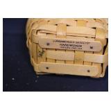 Collection of Longaberger Patriotic Handwoven Baskets and Accessories