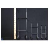 Longaberger Collectors Club Basket Set with Liners, Inserts, and Metal Stands