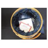 Longaberger Collectors Club Basket Set with Liners, Inserts, and Metal Stands