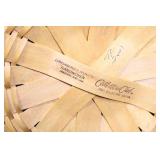 Longaberger Collectors Club Basket Set with Liners, Inserts, and Metal Stands