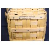 Longaberger Collectors Club Basket Set with Liners, Inserts, and Metal Stands