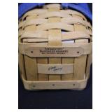 Longaberger Collectors Club Basket Set with Liners, Inserts, and Metal Stands