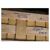 Set of 5 Longaberger Handwoven Baskets with Fabric Liners and Lids