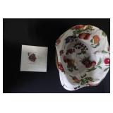 Set of 5 Longaberger Handwoven Baskets with Fabric Liners and Lids