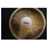 Longaberger Basket and Bowl Set with Liners and Accessories