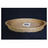 Longaberger Prot Oval Tray with Insert and Small Basket with Lid