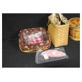 Longaberger Basket Collection with Liners and Lids