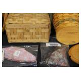 Longaberger Basket Collection with Liners and Lids