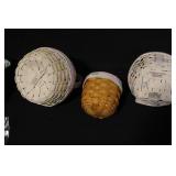 Collection of 6 Small Decorative Longaberger Baskets with Liners