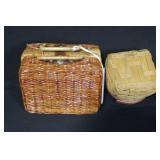 Longaberger Basket Collection with Liners and Accessories - Set of 5