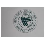 Set of 3 Longaberger Pottery Traditional Holly Pie Plates with Boxes