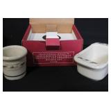 Longaberger Pottery Traditional Holly Holiday Serveware Set with Boxes