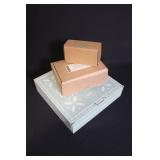 Longaberger Easter Egg Snack Plates, Glass Egg Plate, and Blue Egg Cups Set