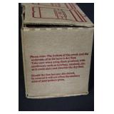 Longaberger Pottery Platter and Set of 2 Condiment Crocks with Lids