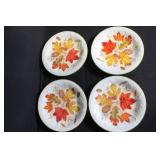 Longaberger Autumn Leaf Plates and Bowls Set
