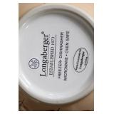 Longaberger Autumn Leaf Plates and Bowls Set