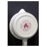 Longaberger Pottery Holly Bowl and Heritage Creamer Set