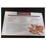 Longaberger Pottery Lot: 2 Lidded Casserole Dishes and Leaf-Shaped Bowl