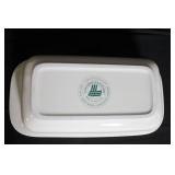 Longaberger Pottery Loaf and Small Loaf Dishes Set with Boxes