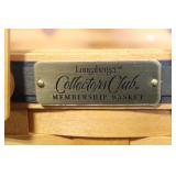 Longaberger Collectors Club Membership Basket and Harmony No. 5 Basket Set with Boxes
