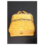 Longaberger Collectors Club Membership Basket and Harmony No. 5 Basket Set with Boxes