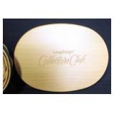 Longaberger Collectors Club Membership Basket and Harmony No. 5 Basket Set with Boxes