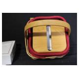 Longaberger Collector Baskets Lot with Liners, Lids, and Boxes