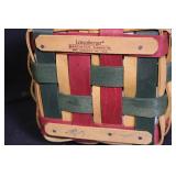 Longaberger Collector Baskets Lot with Liners, Lids, and Boxes