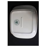 Longaberger Pottery Baking Dish Set 8x8 and 3 Qt with Boxes