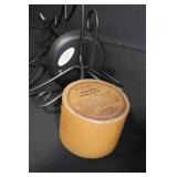 Longaberger Holiday Group with Tree Candle Holder, Vanilla Hazelnut Candle, Corner Basket and Liner