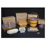 Longaberger Collectors Club Miniature Basket Collection and Accessories