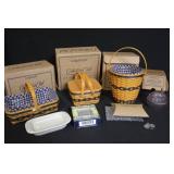 Longaberger Collectors Club Miniature Basket Collection and Accessories