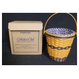 Longaberger Collectors Club Miniature Basket Collection and Accessories