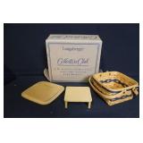 Longaberger Collectors Club Miniature Basket Collection and Accessories