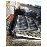Pallet Rack Wire Decking Approx. 12pcs 36"  46pcs 42"  12pcs 48"  8pcs 60"