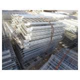 Pallet Rack Wire Decking Approx. 12pcs 36"  46pcs 42"  12pcs 48"  8pcs 60"