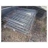 Pallet Rack Wire Decking Approx. 12pcs 36"  46pcs 42"  12pcs 48"  8pcs 60"