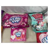 Assorted Candy, Blow Pops, Mamba, Charms, Andes Mints, Cotton Candy, Dubble Bubble, and More