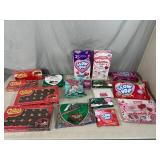 Assorted Candy, Chocolate Cherries, Andes Mints, Blow Pops, Charms, and More