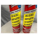 2 Cans of Flex Caulk with Trigger Flow Nozzle - Clear