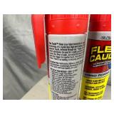 2 Cans of Flex Caulk with Trigger Flow Nozzle - Clear