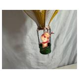 Cute Solar Light Hot Air Balloon with Reindeer