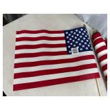 31 New American Flags with Sticks