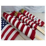 31 New American Flags with Sticks