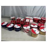 21 New Rolls of Holiday Decor Ribbon