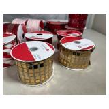 21 New Rolls of Holiday Decor Ribbon