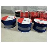 21 New Rolls of Holiday Decor Ribbon