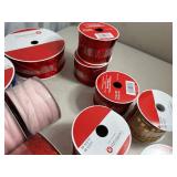 21 New Rolls of Holiday Decor Ribbon