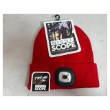 New Night Owl Rechargeable LED Lighted Beanie Hat - Adult