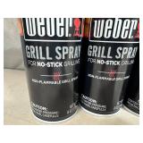 3 New Cans of Weber Grill Spray